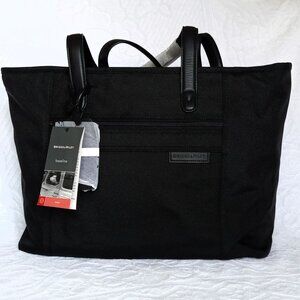 NWT RARE RETIRED Briggs & Riley Baseline Shopping Tote - Black